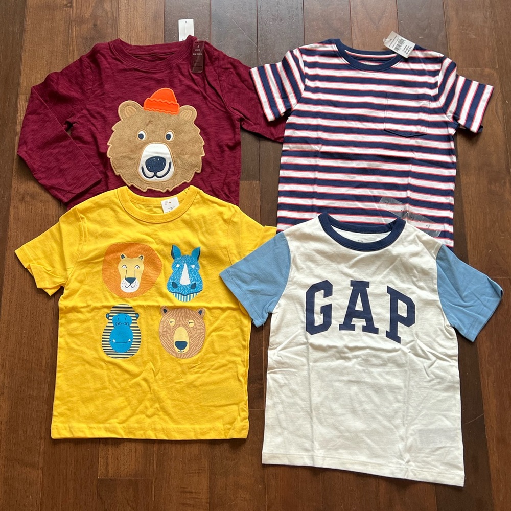 Baby Gap Boys 4T Tshirt Bundle